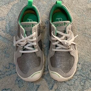 PLAE Kids Sneakers - Sparkling Gray and Green